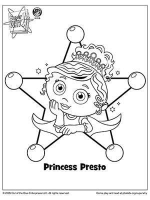 300x400 Princess Presto Coloring Pages