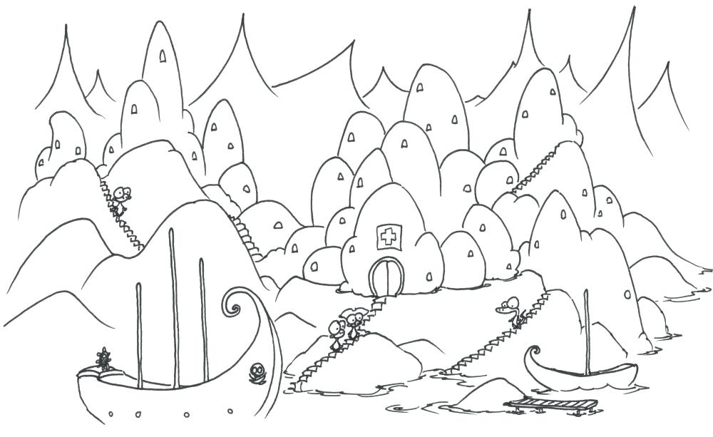 1000x613 The Princess And The Pea Coloring Pages Coloring Pages Page
