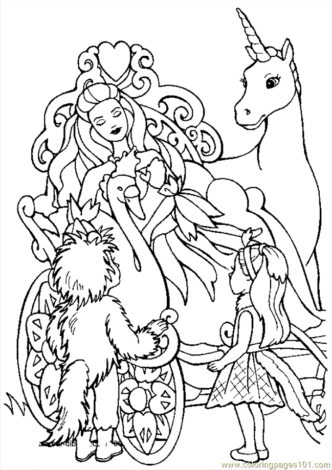 649x919 Unicorn And Princess Coloring Pages Printable
