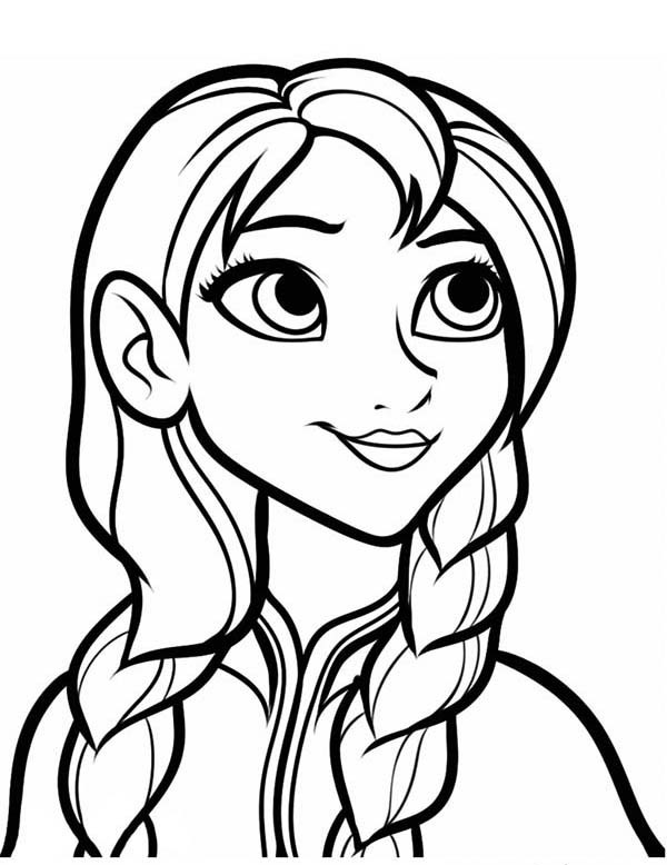 600x778 Princess Anna Coloring Pages Picture Of Princess Anna Coloring