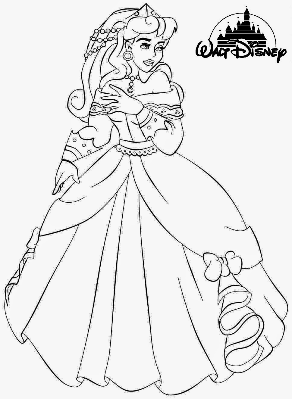 Princess Aurora Coloring Pages Printable Coloring Pages