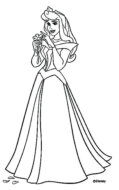 410x652 Aurora Princess Coloring Page Princess Coloring Page Print