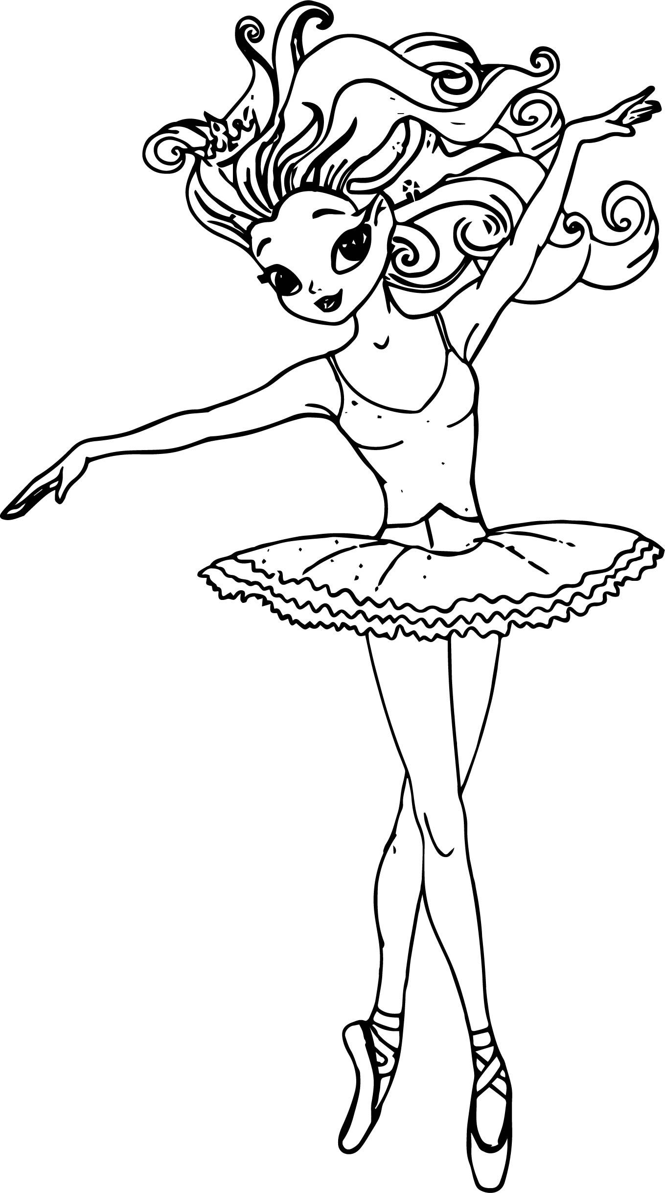 1359x2436 Incredible Princess Ballerina Coloring Page Wecoloringpage
