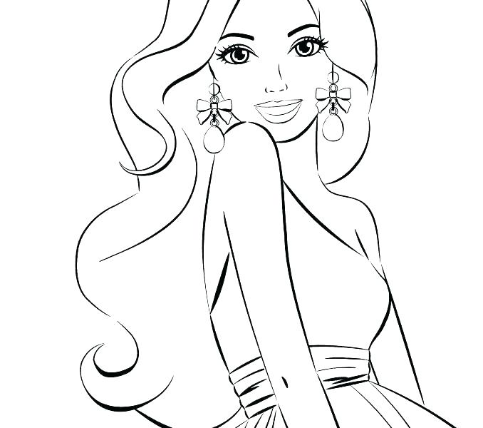 678x600 Free Ballerina Coloring Pages