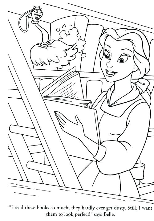 500x717 Princess Belle Coloring Pages