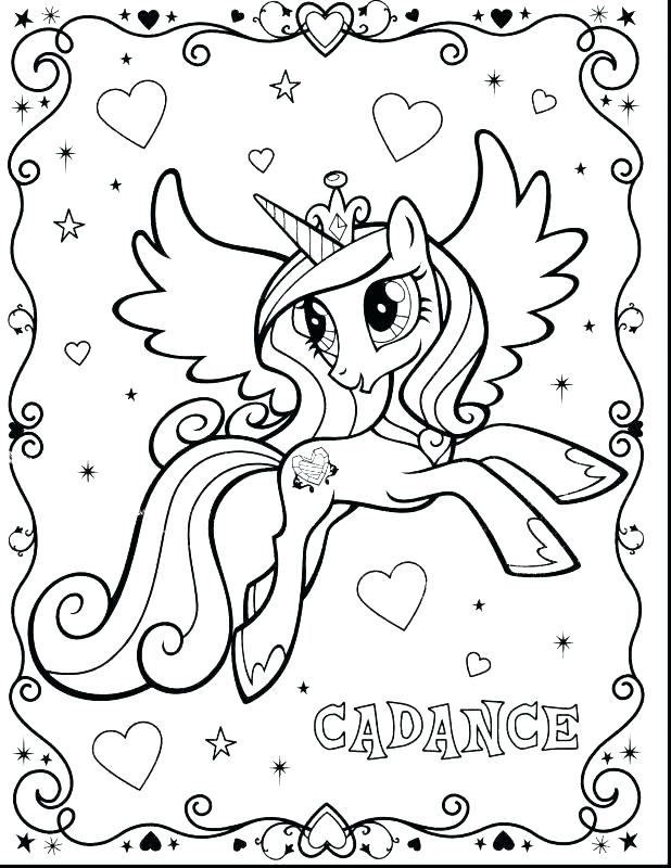 618x800 Surprising Little Princess Coloring Pages Princess Cadence