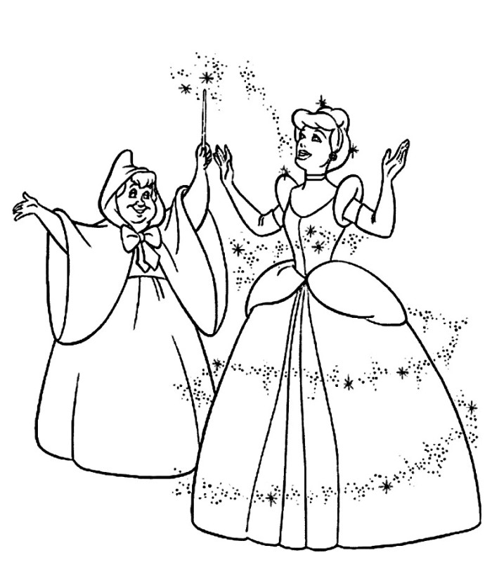 700x806 Cinderella Carriage Coloring Pages