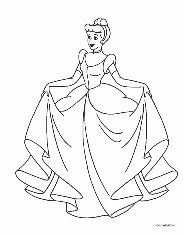 624x794 Free Printable Cinderella Coloring Pages For Kids