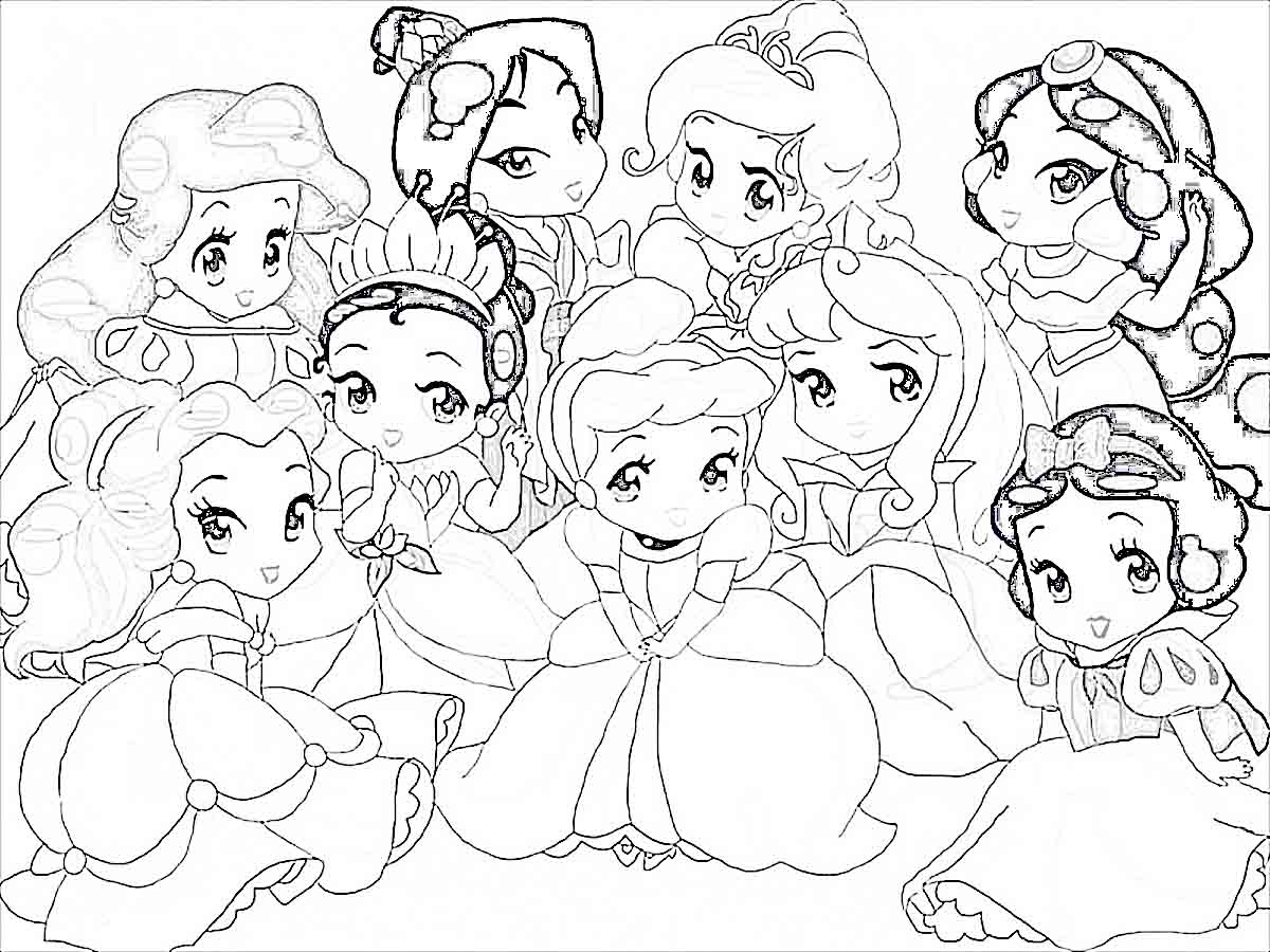 1200x900 Colouring Pages Of Disney Princess Disney Princesses Cartoon