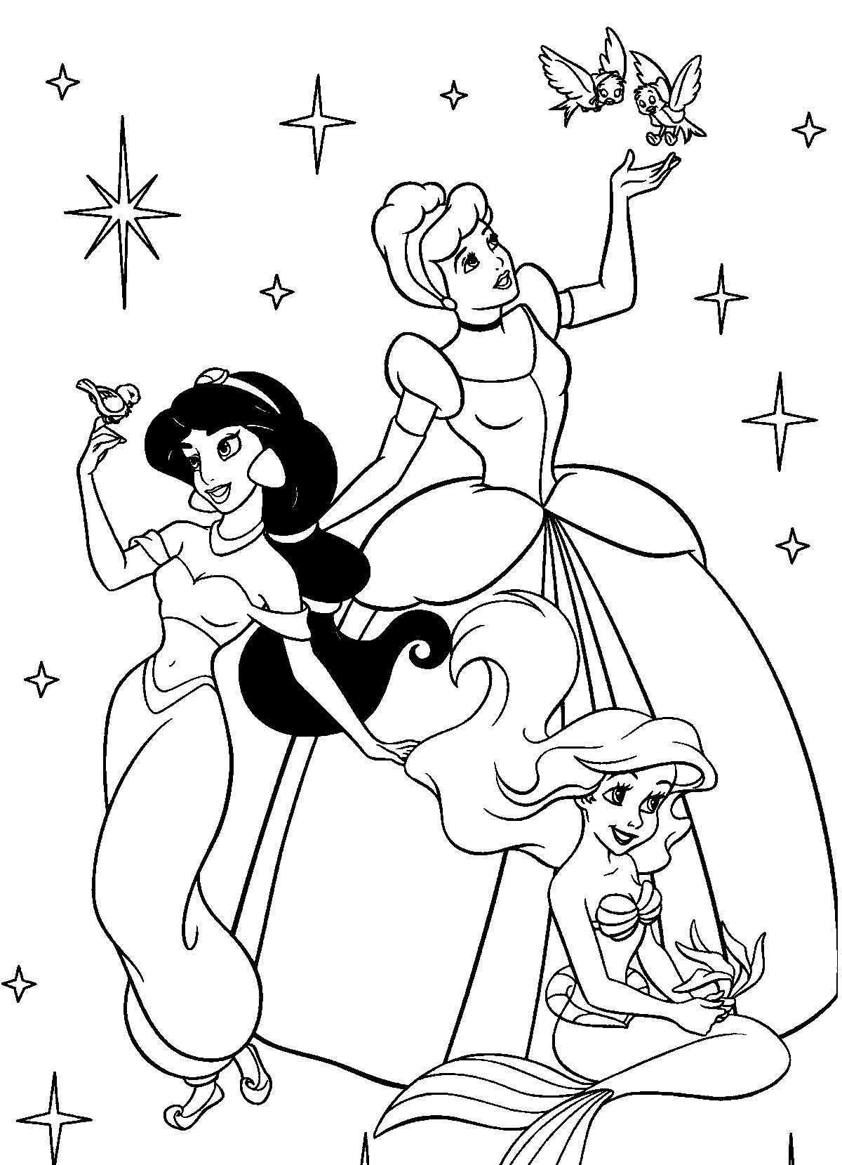 1200x1659 Girls Princess Coloring Pages Free Coloring Sheets