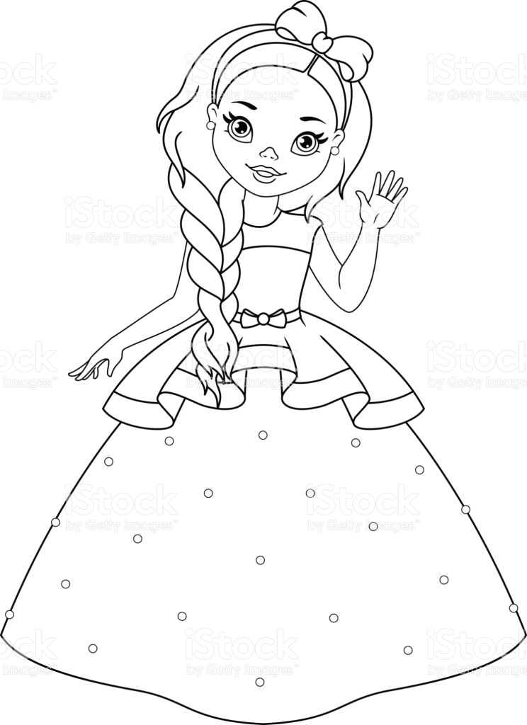 744x1024 Little Princess Color Pages Awesome Free Little Princess Cartoon