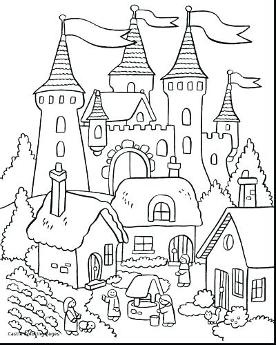 400x500 Disney Castle Coloring Page Castle Coloring Sheet Castle Coloring