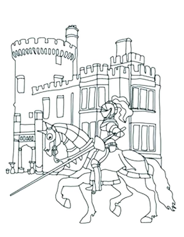 Princess Castle Coloring Pages at GetDrawings | Free download