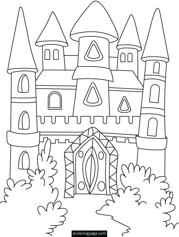 720x954 Princess Castle Coloring Page Castle Colouring Pages A Magical