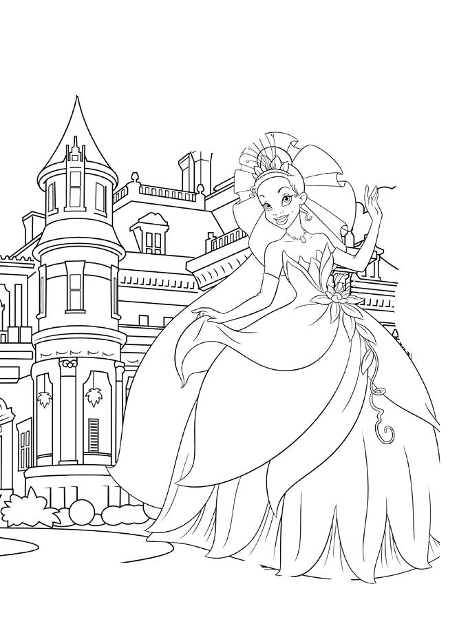 667x906 Princess Castle Coloring Page Princess Is Showing A Nice Castle