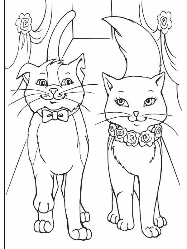600x800 Cat Princess Coloring Pages Coloring Book Pages To Print Barbie
