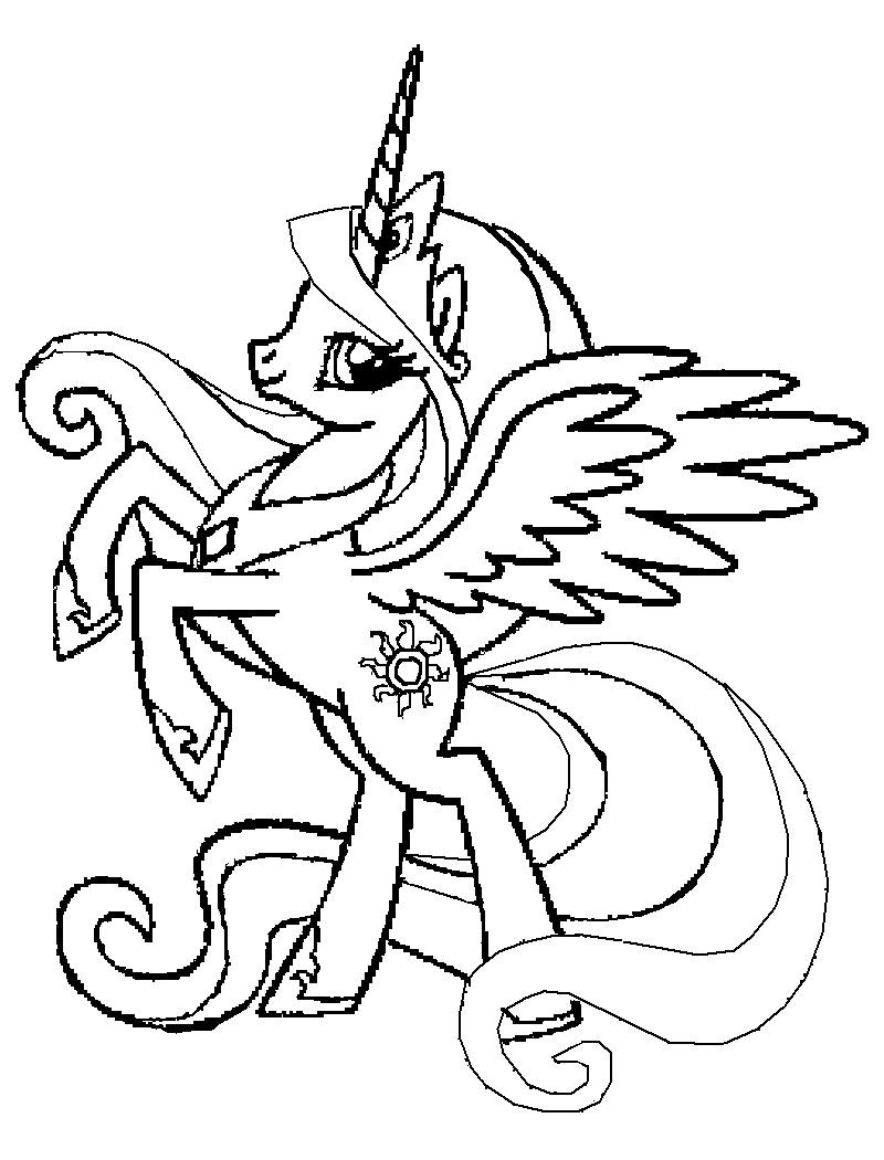 800x1050 Best Of Coloring Pages Princess Celestia Collection Printable