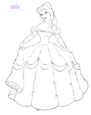 318x400 Belle Princess Coloring Pages Belle Coloring Pages Princess