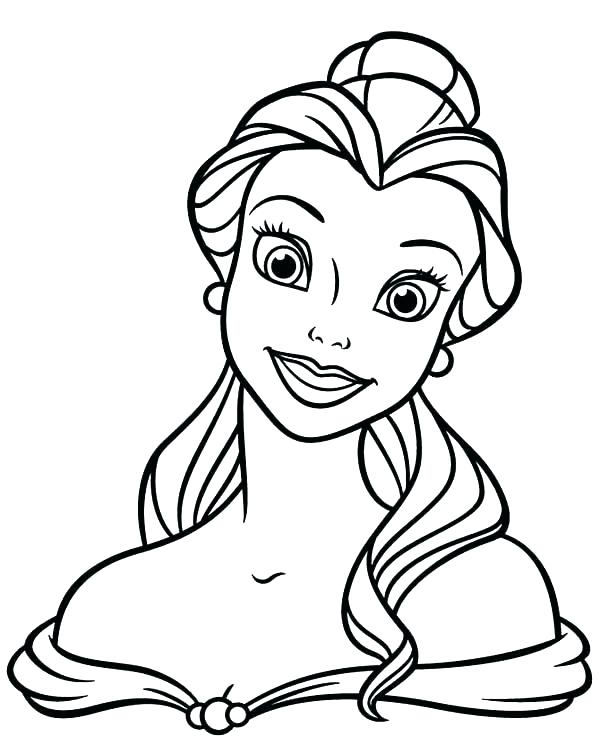 600x736 Belle Princess Coloring Pages Belle Princess Coloring Pages Belle