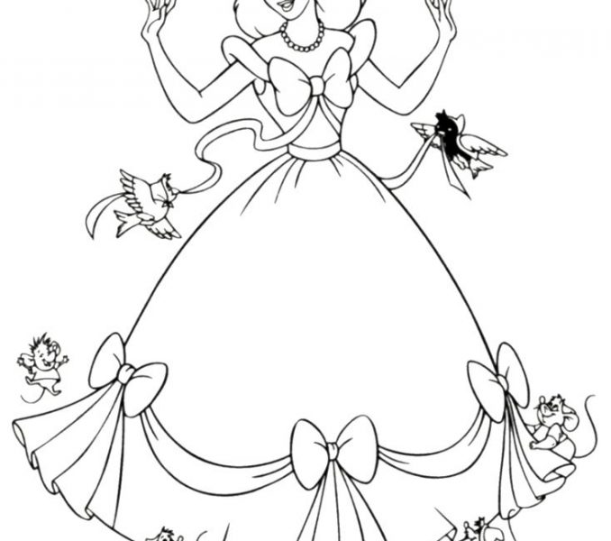 678x600 Free Princess Colouring Pages Coloring Page
