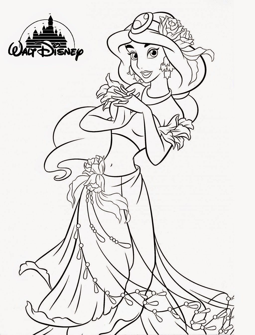 1024x1346 Disney Princess Coloring Pages Online