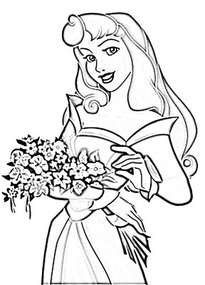 288x400 Princess Coloring Pages For Kids Kids World