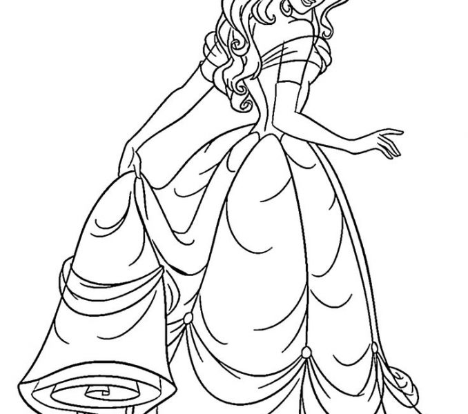678x600 Princess Colouring Book Disney Princess Coloring Pages Free