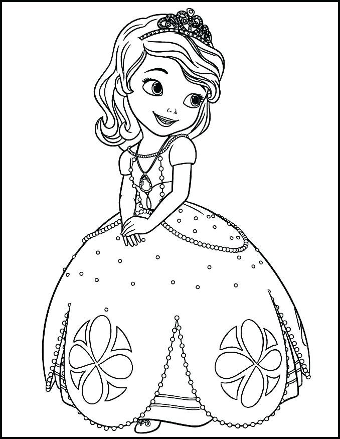 678x875 Rapunzel Coloring Page