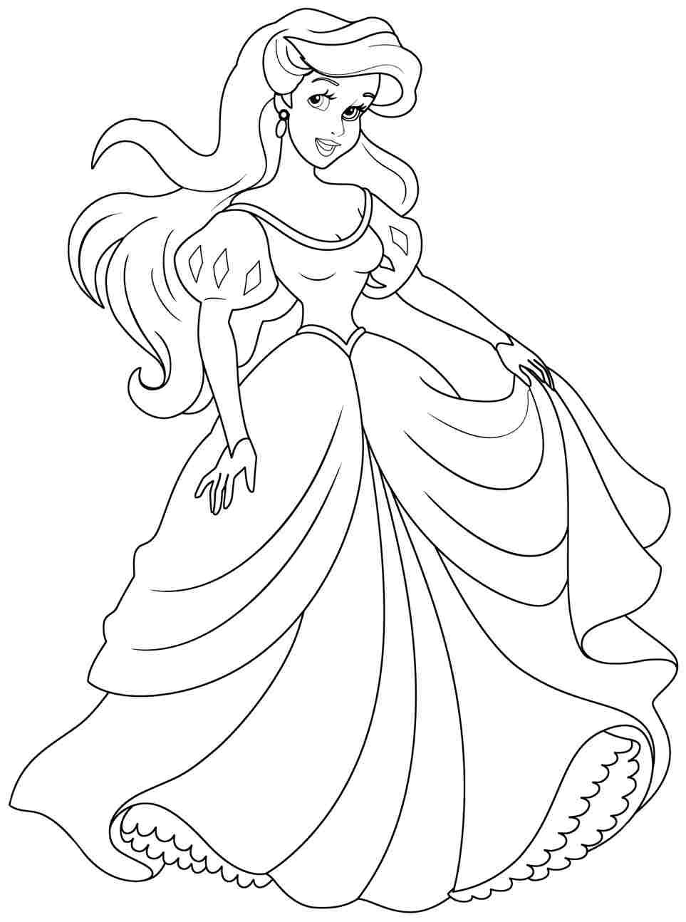 963x1294 Young Princess Coloring Pages Google Search Coloring Pages Disney