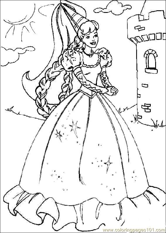 567x794 Coloring Pages Free Princess Coloring Pages To Print