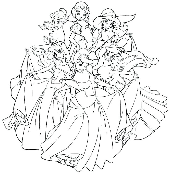 666x681 Disney Jasmine Coloring Pages Princess Coloring Pages Printable