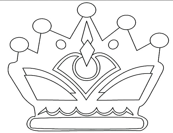 600x463 Crown Printable Template Pdf Crown Coloring Page Drawing Crown