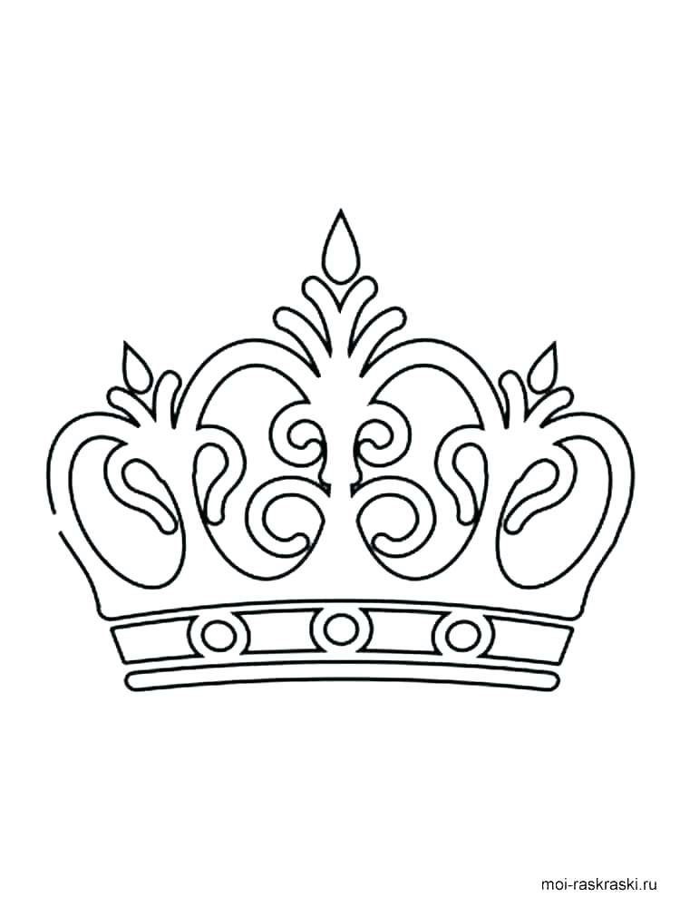 750x1000 Princess Crown Coloring Pages