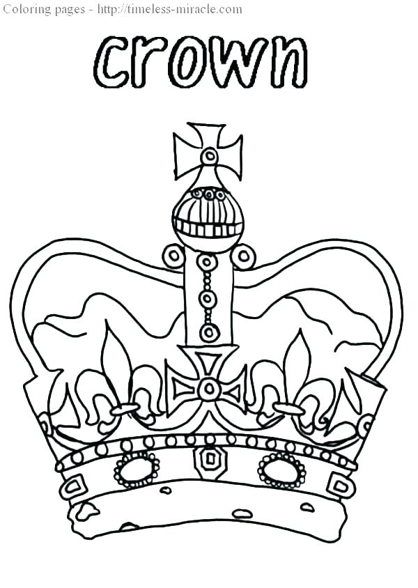 600x844 Crown Coloring Pages Tiara Coloring Page Crown Coloring Pages Best