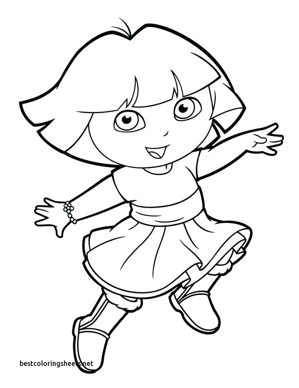 612x792 Free Dora Coloring Pages Luxury Printable Coloring Pages Fee