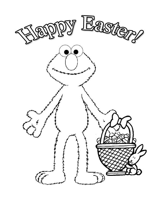 612x792 Elmo Easter Coloring Page Something Fun And Cute Decor