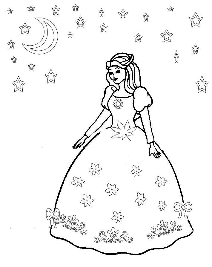 710x895 Princess Dress Coloring Pages Elena Reviews