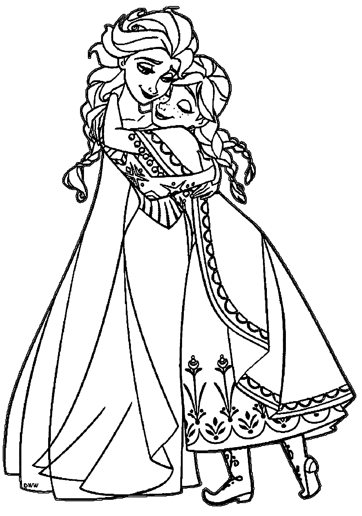 1203x1716 Fresh Princess Elsa Coloring Pages Collection Printable Coloring
