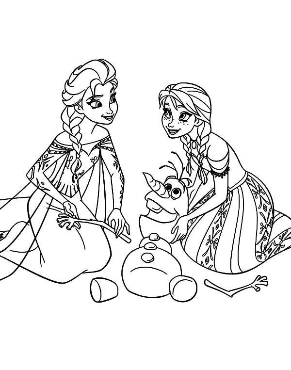 600x763 Best Disney Frozen Elsa And Anna Coloring Pages Free