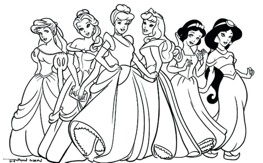 1024x633 Princess Coloring Pages Good Princess Coloring Pages Frozen