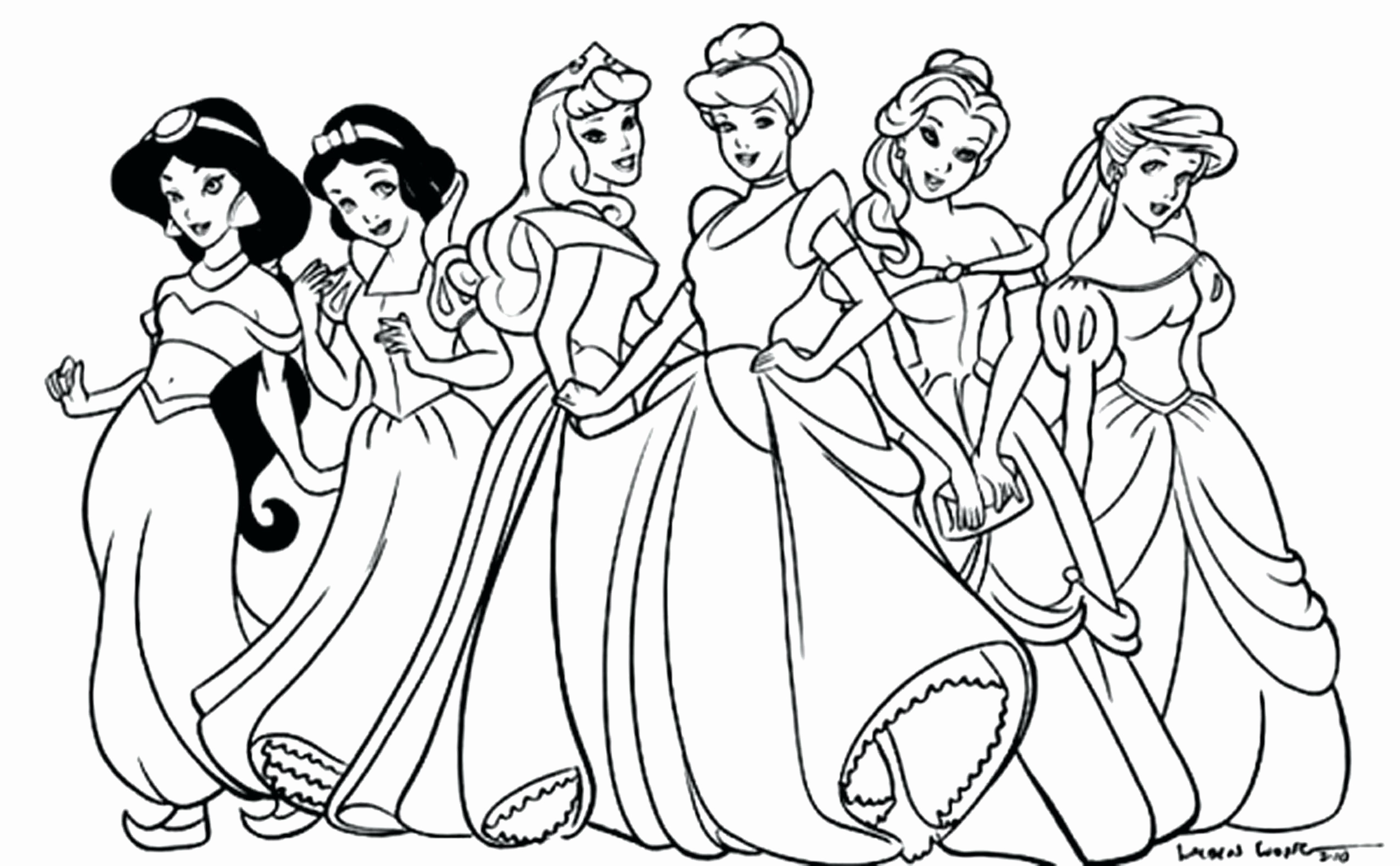 2550x1577 Halloween Coloring Pages Disney Awesome Free Disney Princess