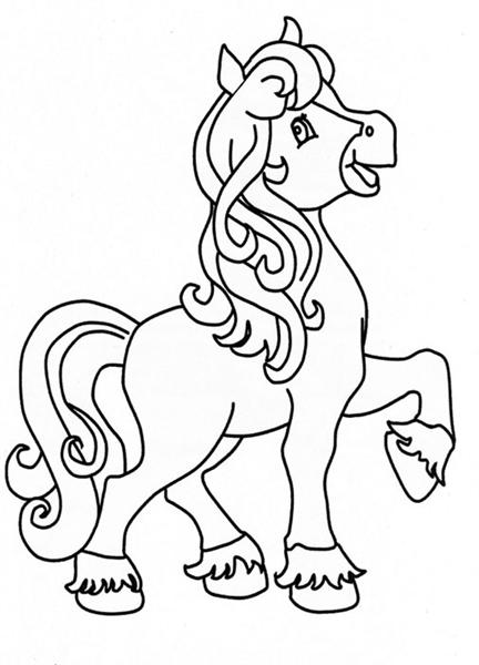 432x600 Horse Coloring Pages Team Colors