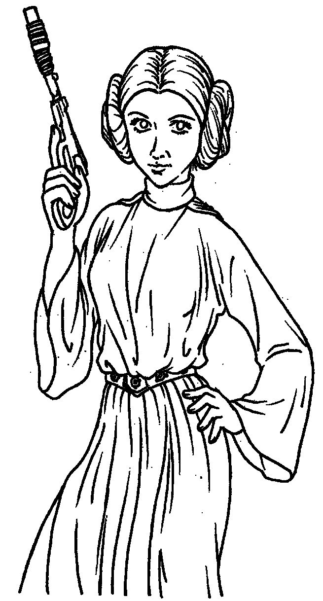 655x1219 Picture Princess Leia Coloring Pages With Additional Inside