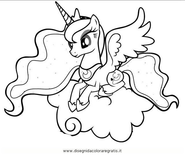 640x535 My Little Pony Princess Luna Coloring Pages