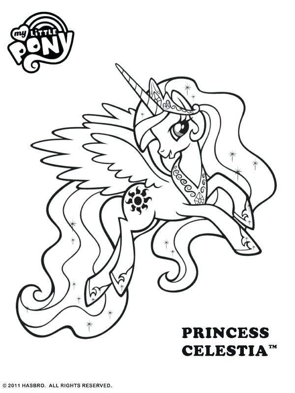 600x800 My Little Pony Princess Luna Colouring Pages And Coloring