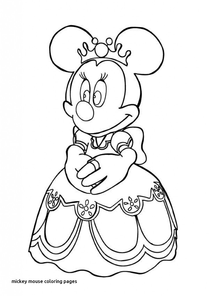Princess Minnie Mouse Coloring Pages at GetDrawings | Free download