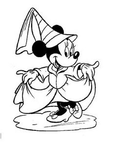 Princess Minnie Mouse Coloring Pages at GetDrawings | Free download