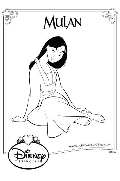 400x600 Mulan Coloring Page Colouring Page Mulan Coloring Pages Online