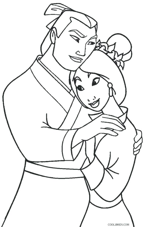 610x960 Mulan Coloring Page Princess Coloring Pages Mulan Coloring Pages