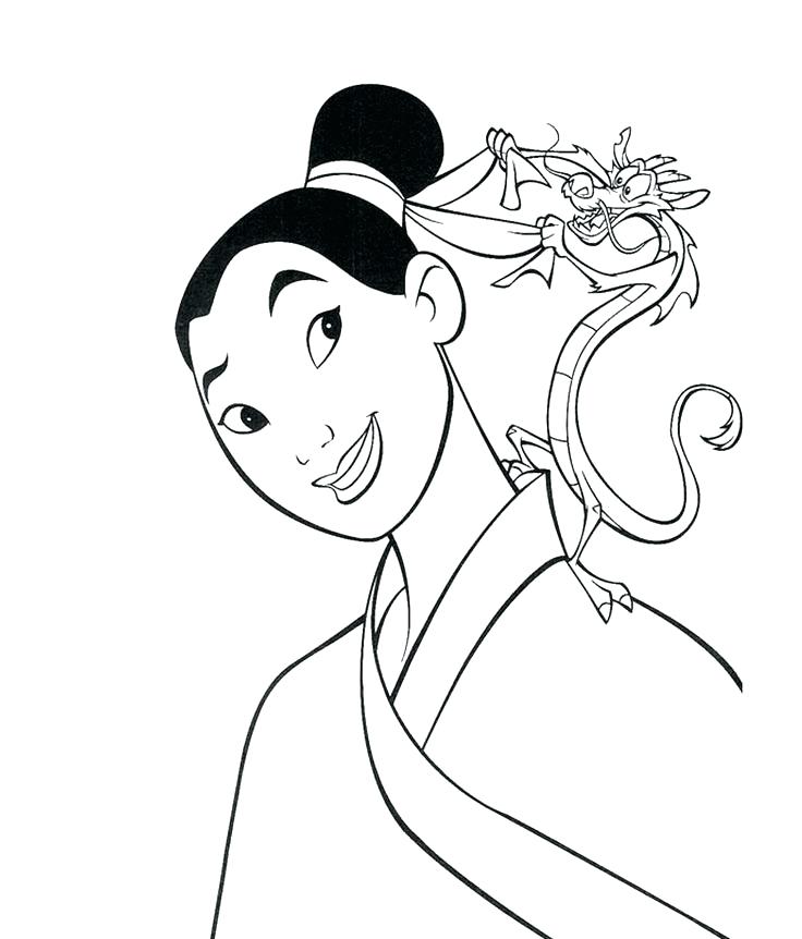 736x862 Mulan Coloring Pages Princess Coloring Pages Coloring Page